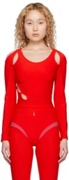 Marshall Columbia Red Side Slash Long Sleeve T-Shirt