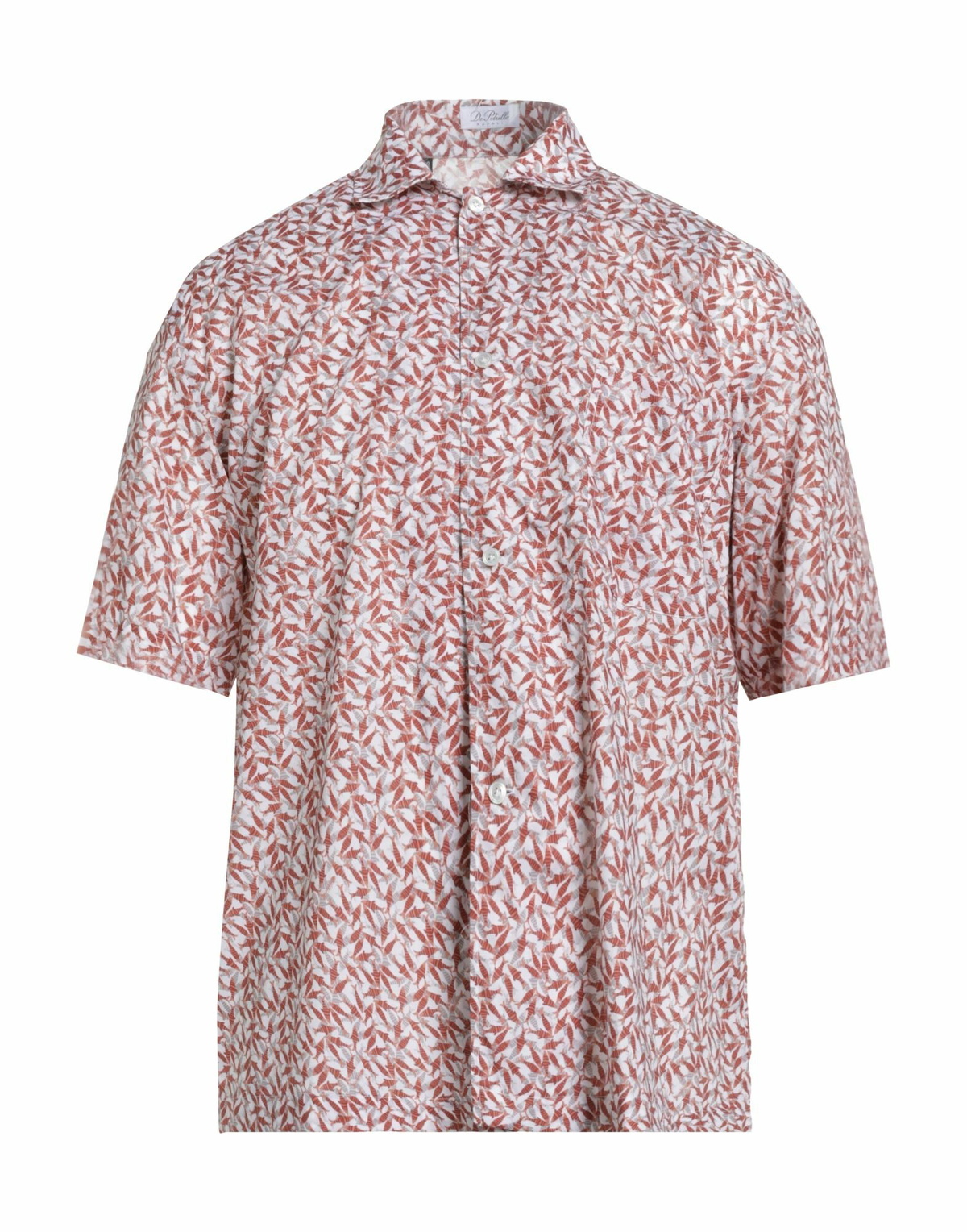 De Petrillo Mens Shirt Rust