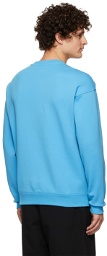 Moschino Blue Logo Print Sweatshirt
