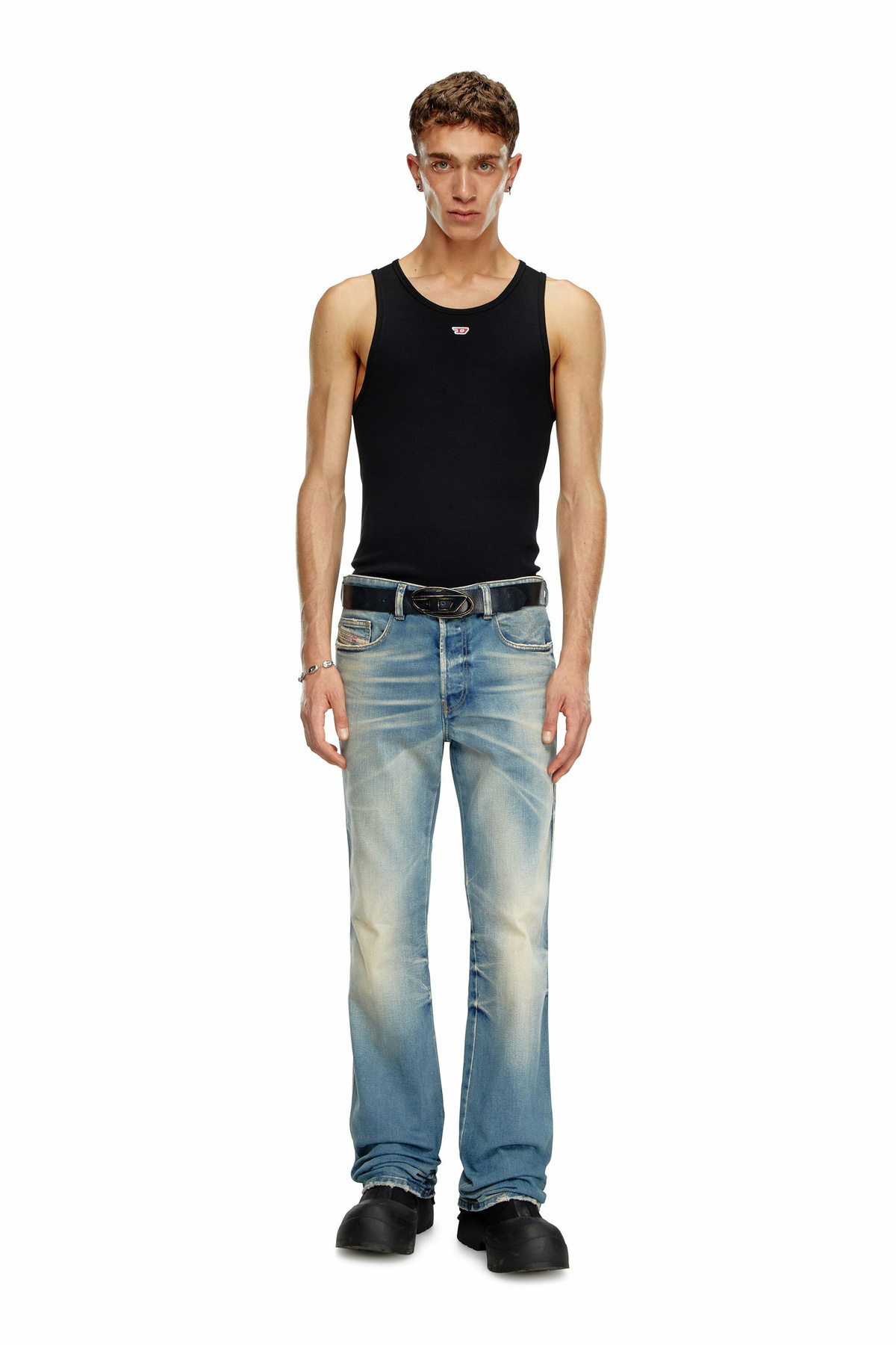 Diesel Bootcut Jeans - 1998 D-Buck - Jeans Mens in Blue