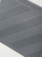 Off-White - Embossed Cross-Grain Leather Bifold Wallet