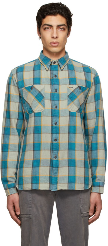 Photo: RRL Blue & Yellow Check Shirt