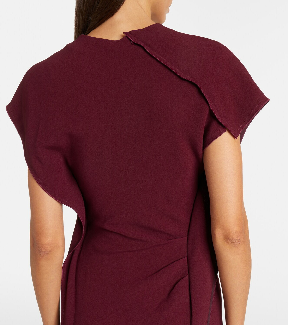 Victoria Beckham Victoria draped cady midi dress