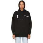 Palm Angels Black New Basic Hoodie