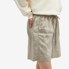 Studio Nicholson Women's Tie Front Short in Pebble And Black