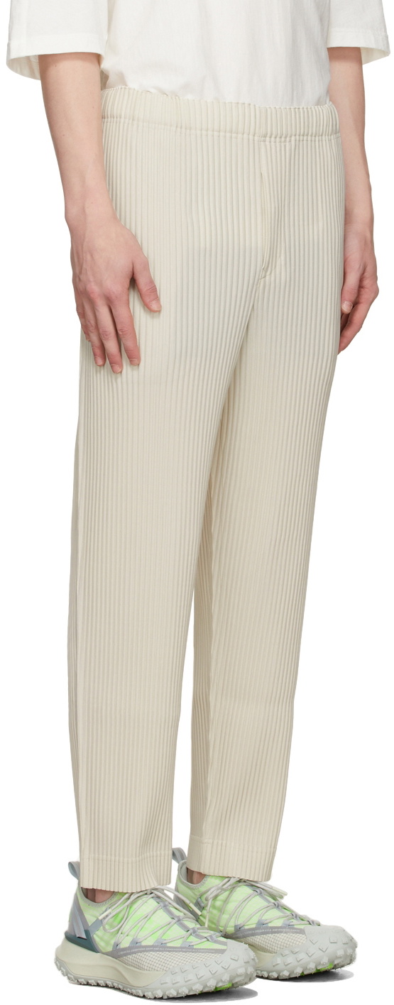 Homme Plissé Issey Miyake Beige Monthly Color August Trousers