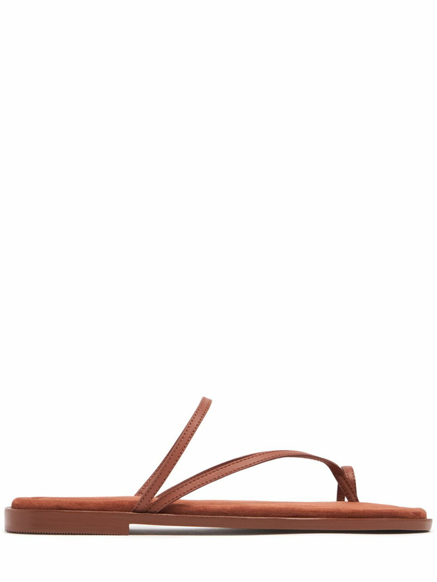Photo: A.EMERY 10mm Turner Suede Thong Sandals