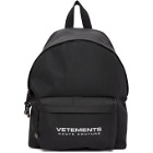 VETEMENTS Black Reflector Backpack