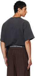 Alexander Wang Gray Short Sleeve T-shirt