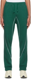 Saul Nash Green Overlock Stitch Lounge Pants