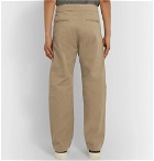 Fear of God - Belted Pleated Cotton-Twill Cargo Trousers - Beige