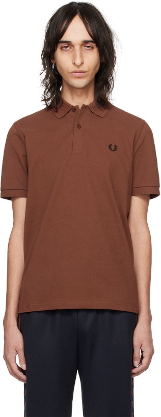 Photo: Fred Perry Orange 'The Fred Perry' Polo