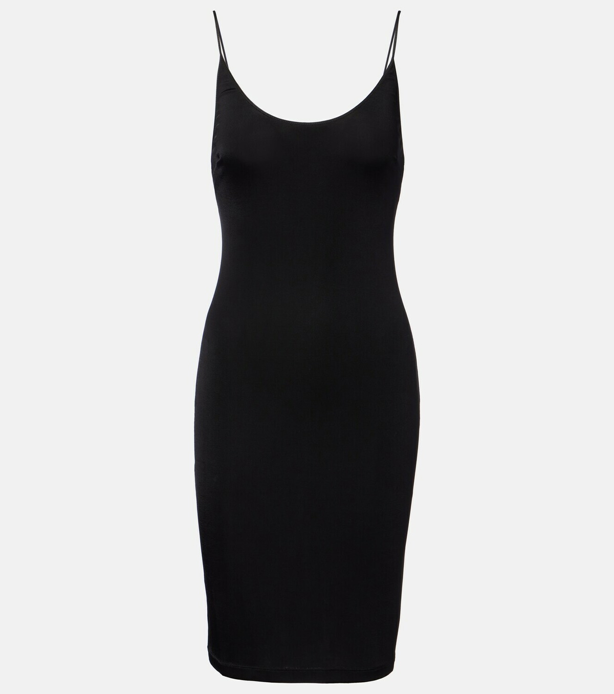 Saint Laurent Cassandre jersey midi dress