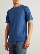 Folk - Garment-Dyed Cotton-Jersey T-Shirt - Blue