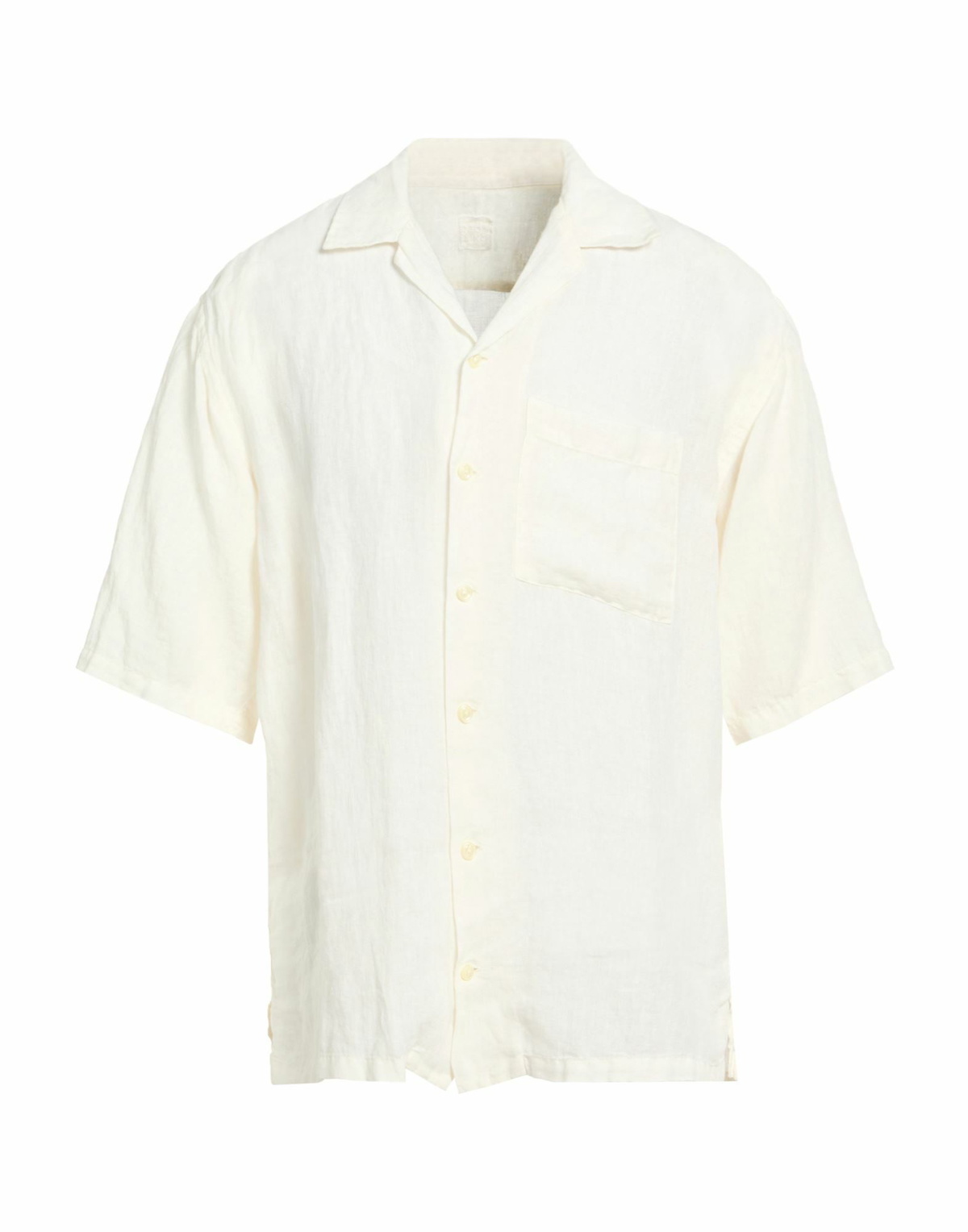 120% Lino Mens Shirt Ivory
