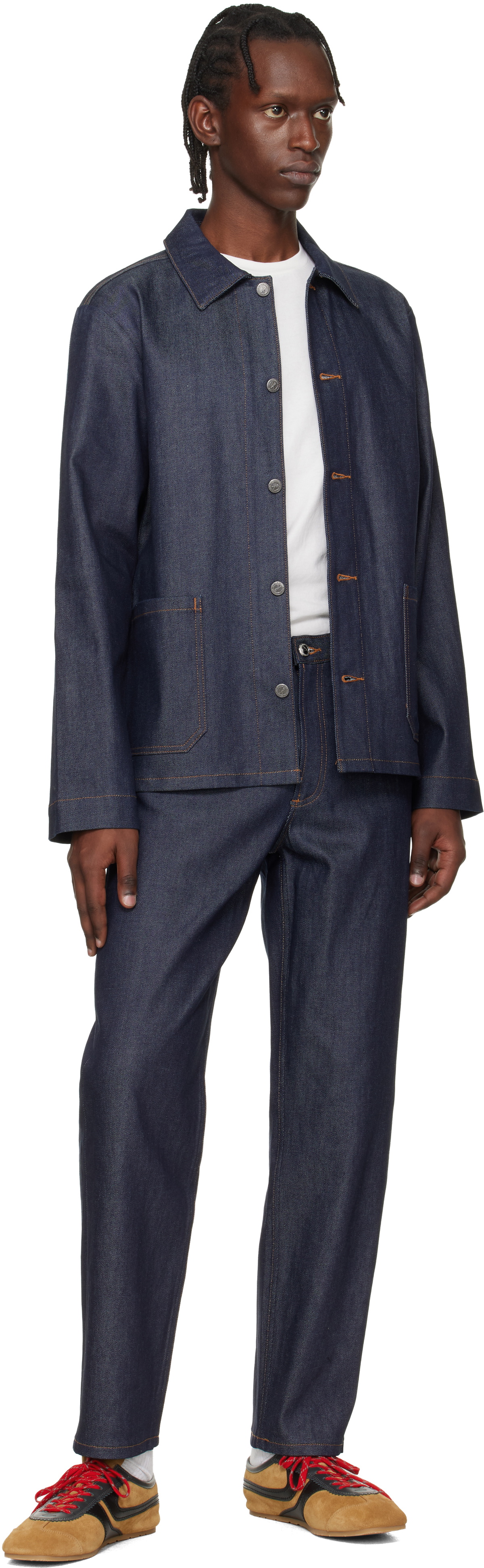A.P.C. Indigo Kerlouan Denim Jacket
