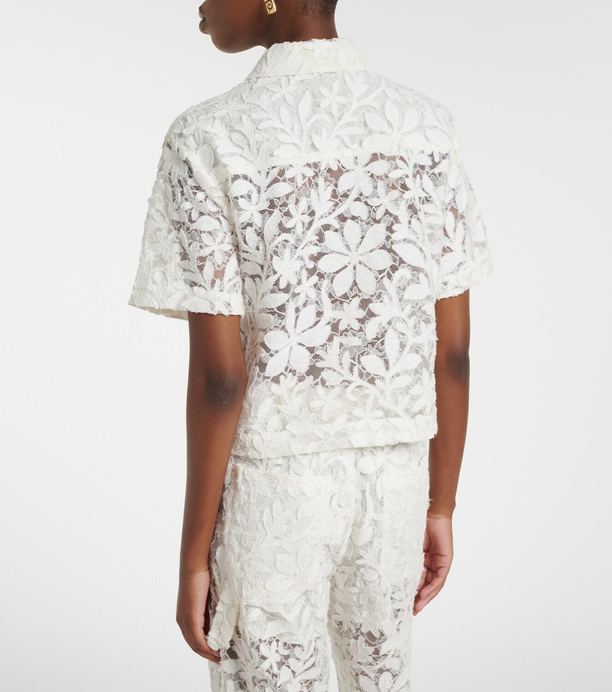 Simkhai Cotton lace shirt