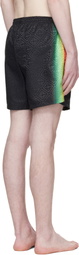 Casablanca Black Monogram Swim Shorts