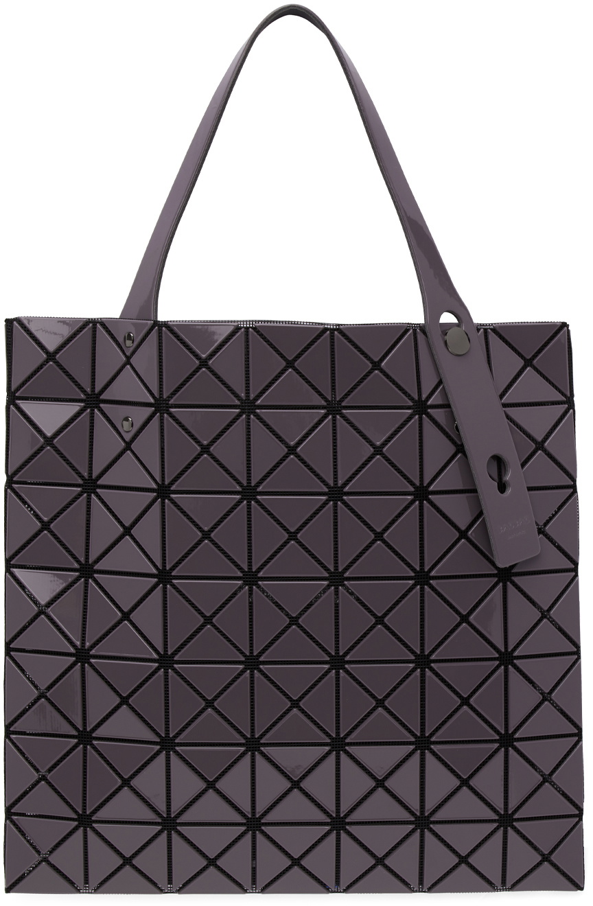 本日2359分までBAOBAO ISSEY MIYAKE プリズムグロストートバッグ パープル