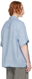 Jacquemus Blue 'La Chemise Jean' Short Sleeve Shirt