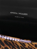 AMINA MUADDI - Super Amini Gilda Leo Print Satin Bag