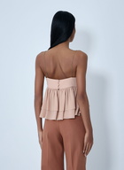 Chloé Sleeveless Ruffle Top