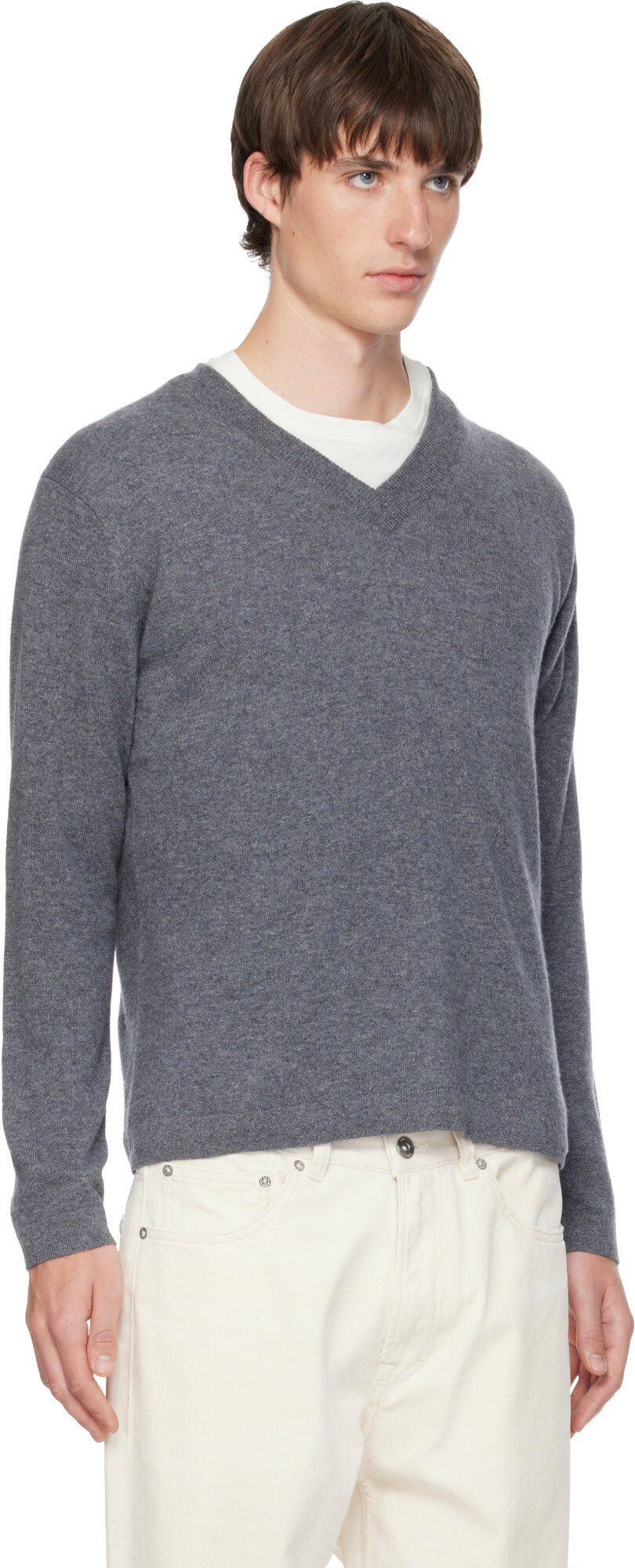 LISA YANG Gray Clayton Sweater