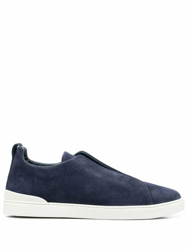 Photo: ZEGNA - Slip-on Suede Sneakers