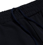 Valentino - Striped Virgin Wool Track Pants - Navy