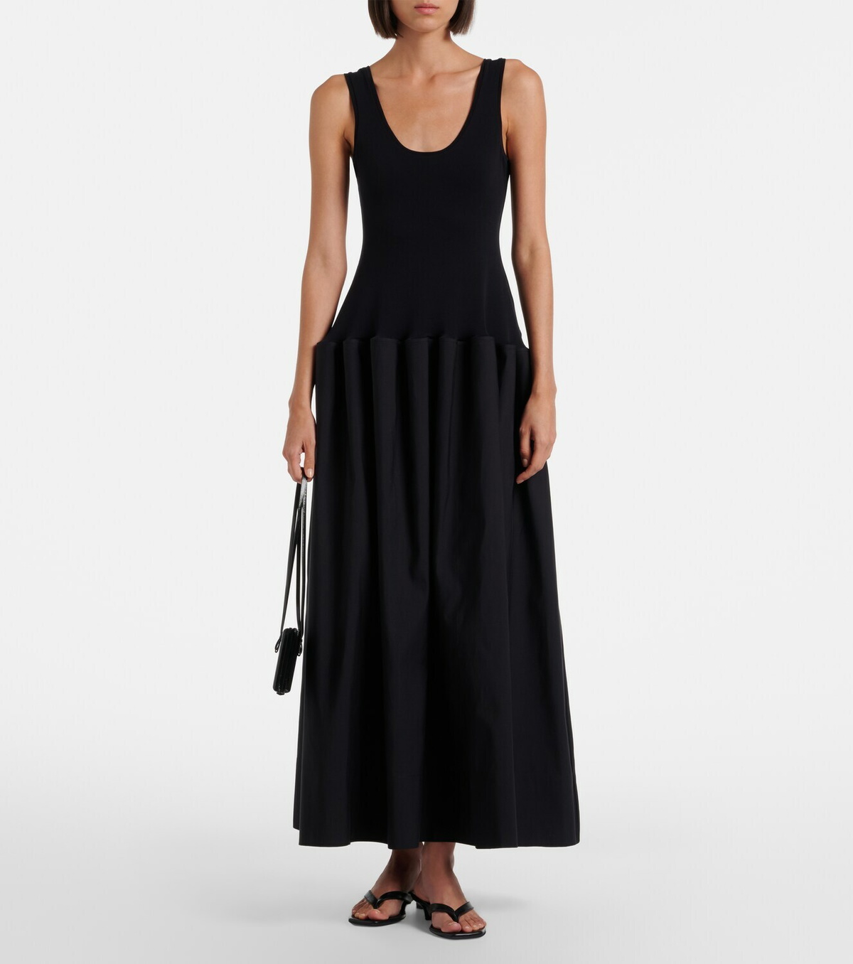 Fforme Marina cotton and silk maxi dress