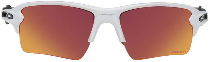 Photo: Oakley White Flak 2.0 XL Sunglasses