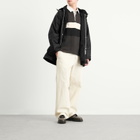 Barbour Men's x Margaret Howell Stand Collar Wax Parka Jacket in Black