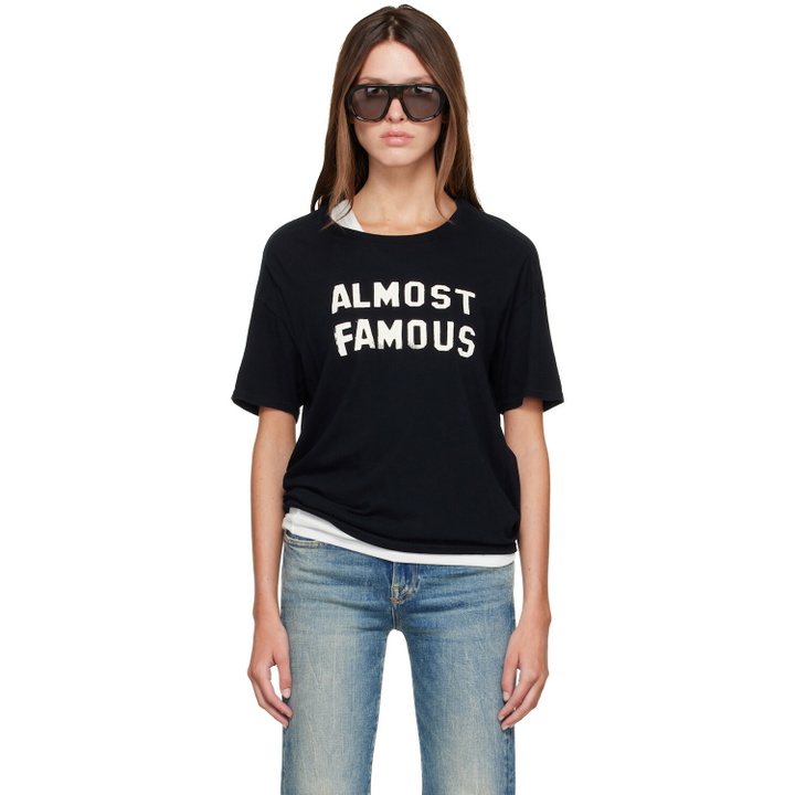 Photo: R13 Black 'Almost Famous' Relaxed T-shirt