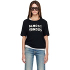 R13 Black 'Almost Famous' Relaxed T-shirt