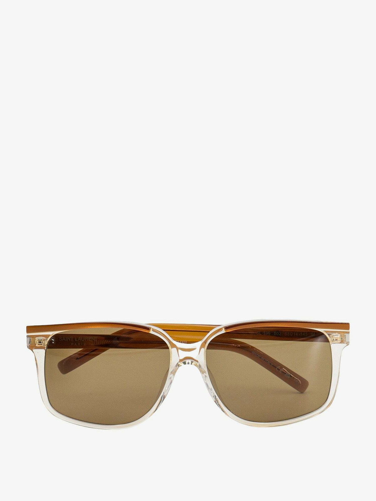 SL 537 Palace Flat Brow Sunglasses in Brown - Saint Laurent