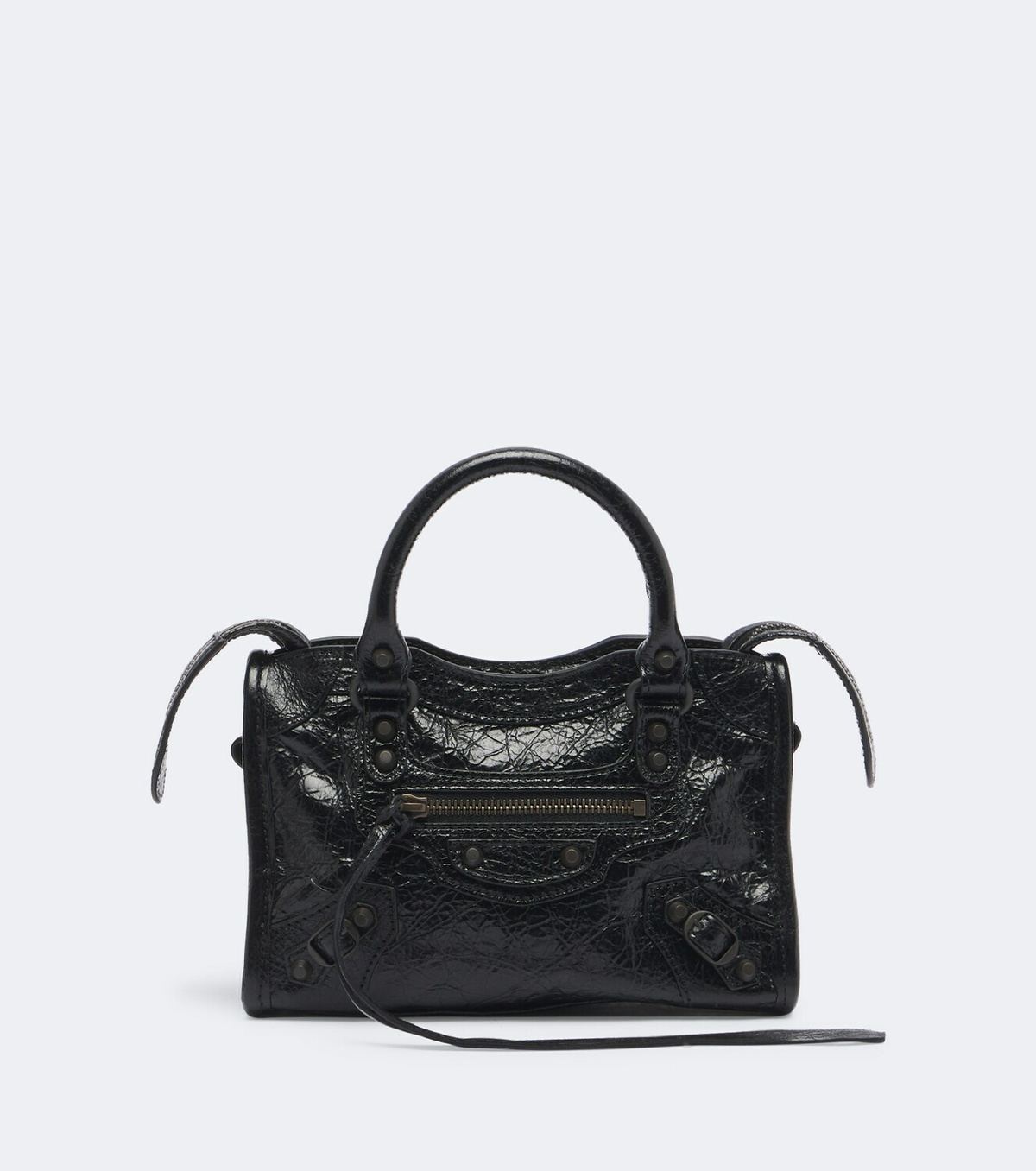 Balenciaga Le City Nano leather top-handle bag