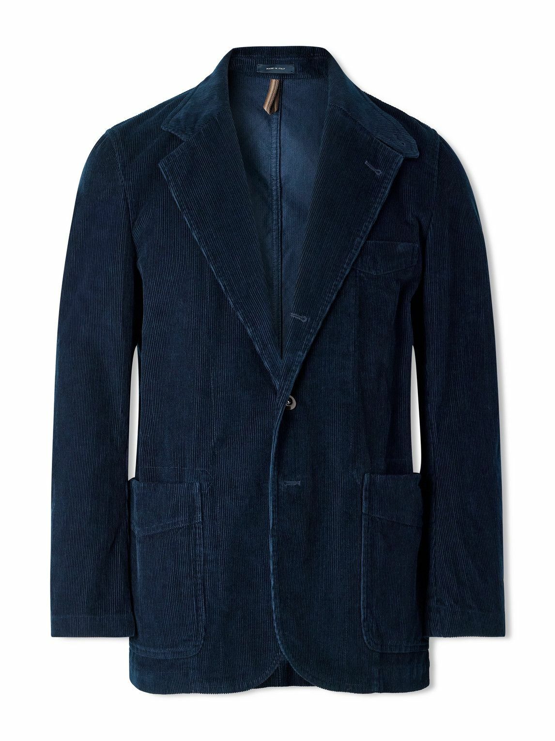 Drake's - Cotton-Corduroy Blazer - Blue