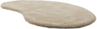 ferm LIVING Off-White Small Forma Wool Rug