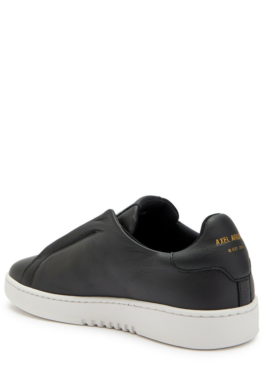 Axel Arigato Dice Laceless Leather Sneakers Black And White
