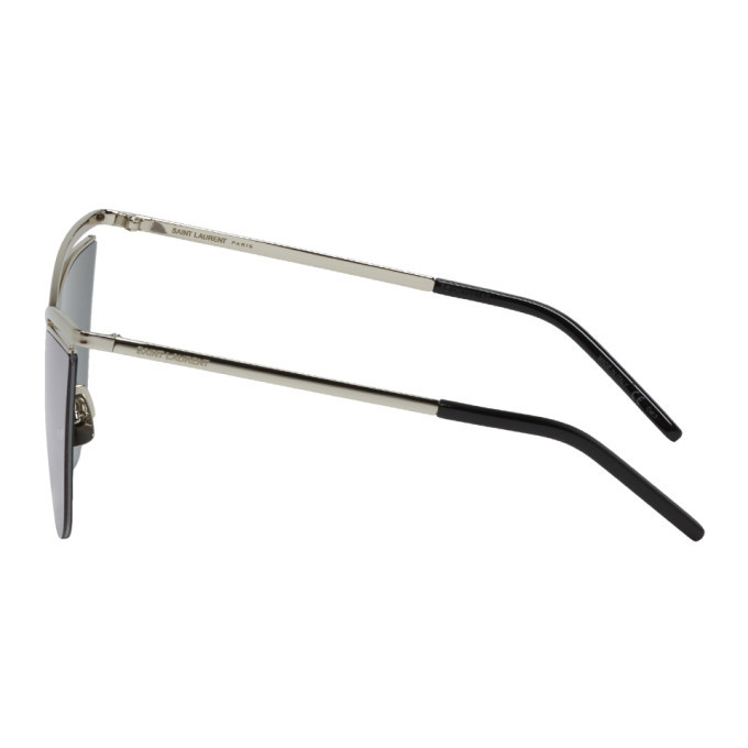 Saint Laurent Silver Cat-Eye SL 249 Sunglasses Saint Laurent display picture 3