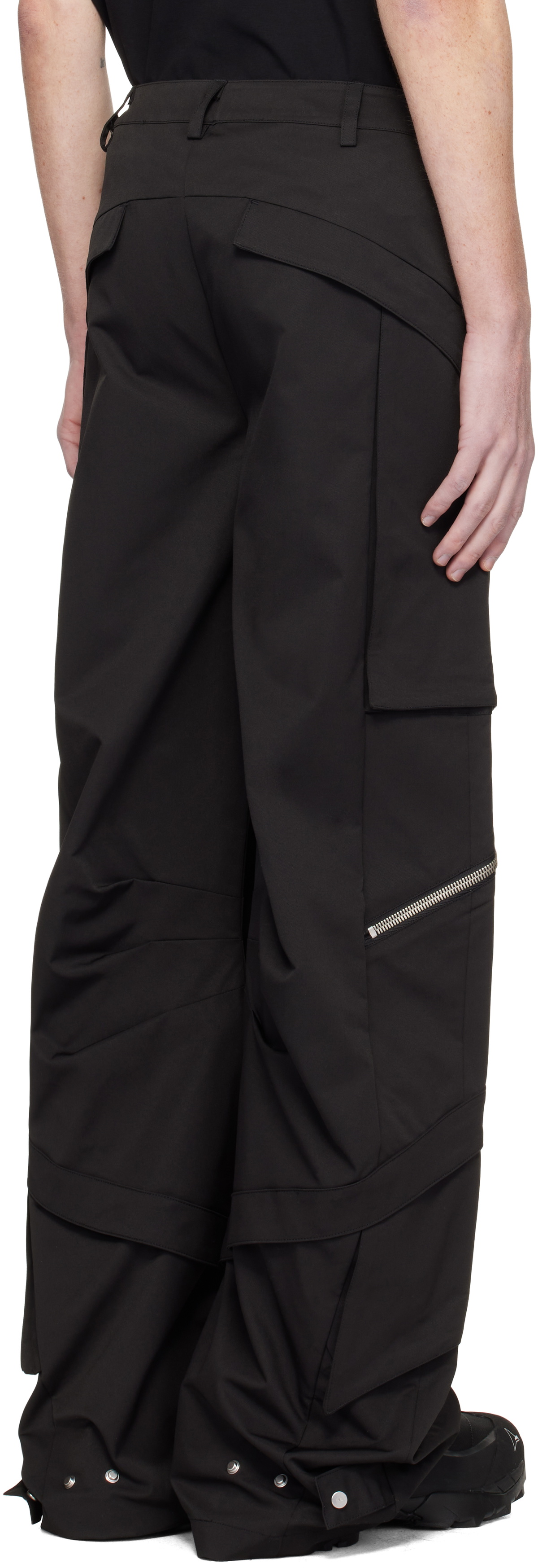 HELIOT EMIL Black Calyx Cargo Pants