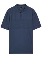 PS Paul Smith Piqué Cotton Polo Shirt Blue