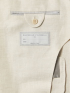 Brunello Cucinelli - Linen, Wool and Silk-Blend Blazer - Neutrals