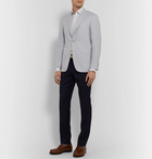 Canali - Kei Slim-Fit Unstructured Super 130s Hopsack Wool Blazer - Gray