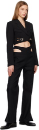 Dion Lee Black Interlock Blazer