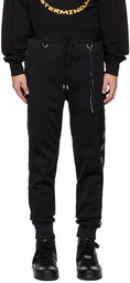 mastermind JAPAN Black Jacquard Lounge Pants