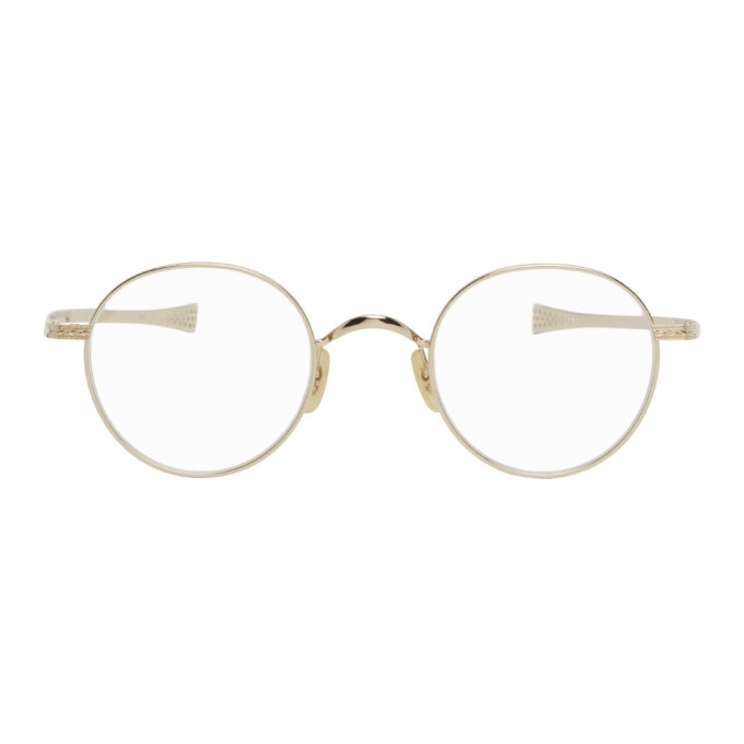 Photo: Eyevan 7285 Gold Balure Glasses