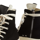Rick Owens DRKSHDW Men's Cargo Sneakers in Black/Milk