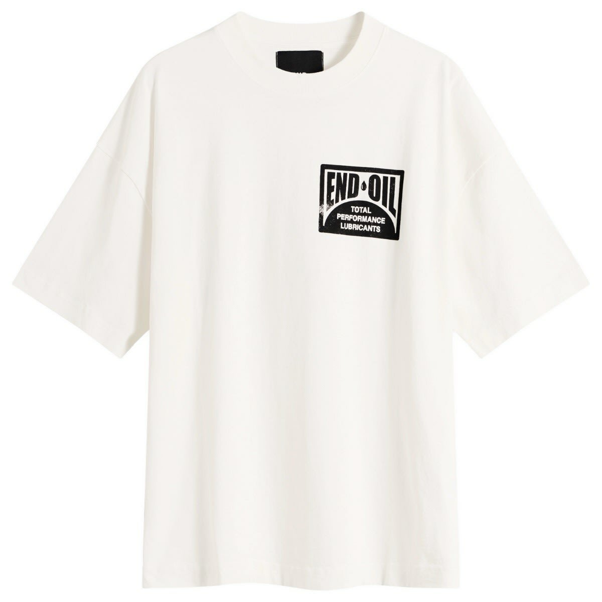 END. Oil T-Shirt in Ecru