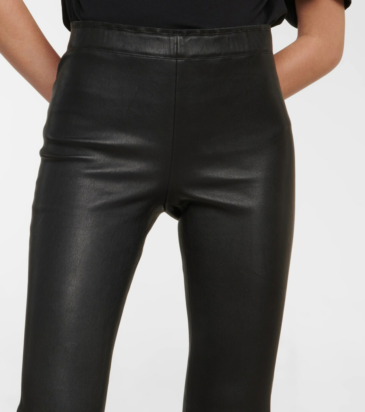 Stouls Cropped leather trousers Stouls